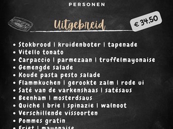 Uitgebreid buffet