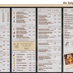 Galgenwiel - drankenkaart 2024 voorkant